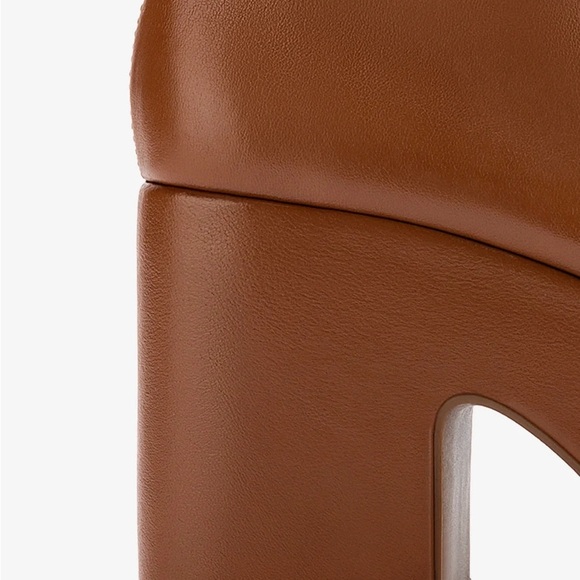 Larroudé Miso Platform Boot In Caramel Stretch Leather - Picture 12 of 12